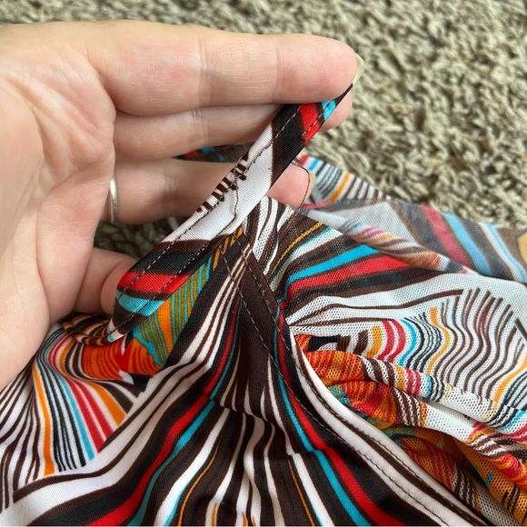 Weissman Dance Costume High Low Romper Dress Size MC Figure Skating Outfit - Picture 6 of 14